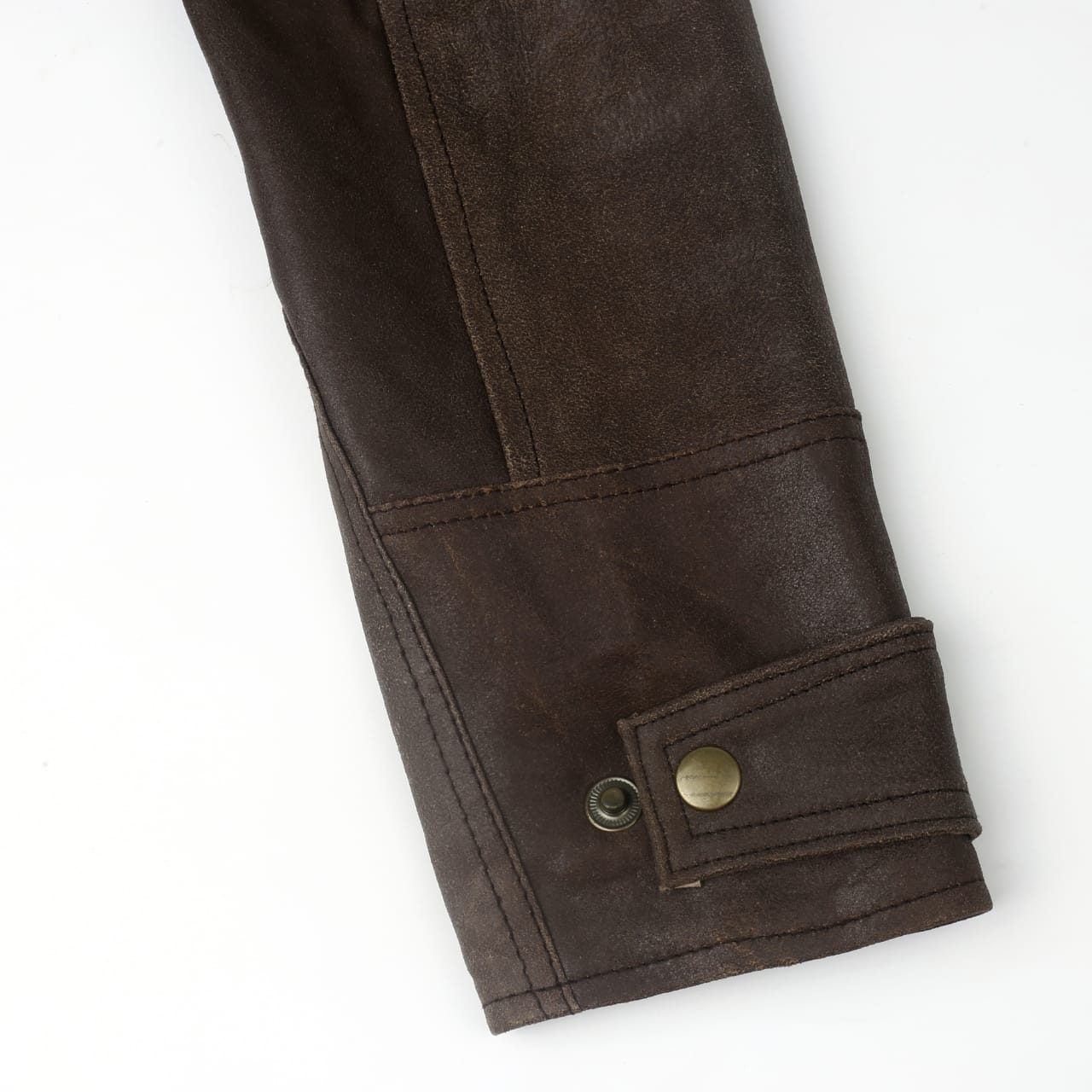 Men Brown Leather Jacket ML-jk0044