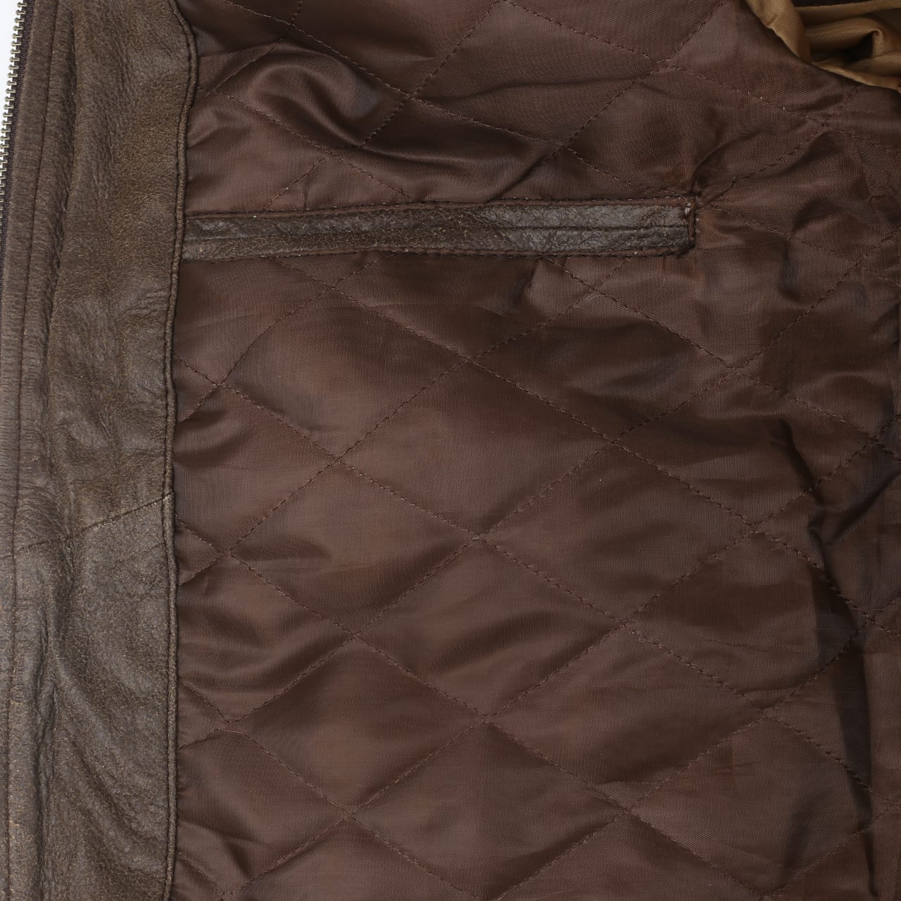 Men Brown Leather Jacket ML-jk0044