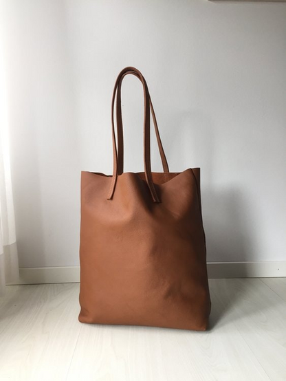 Raw Leather Tote Bag-ML-TB-0028