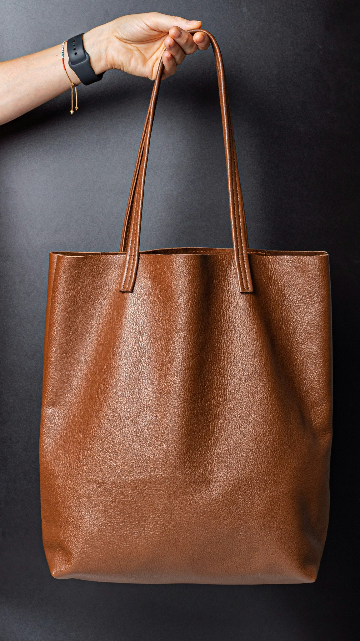 Raw Leather Tote Bag-ML-TB-0028