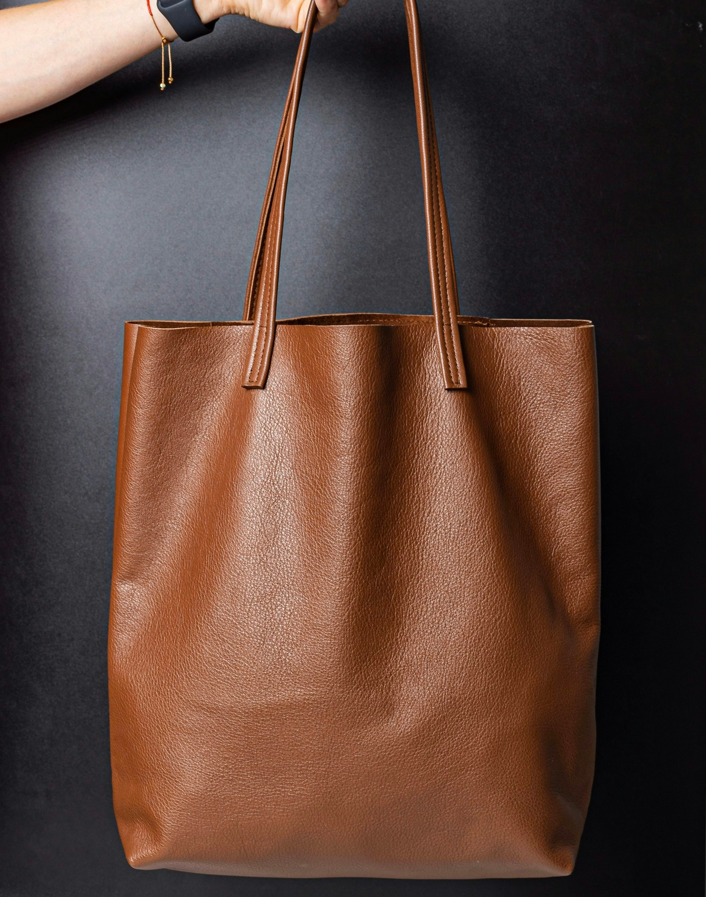 Raw Leather Tote Bag-ML-TB-0028