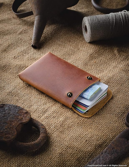 Milano Leathers Minimalist Wallet, Classic Premium Quality Leather,Ml-001