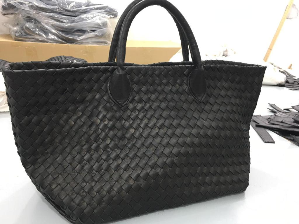 Women Tote Bag Zipper Black-ML-TB0025