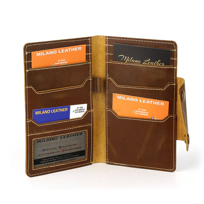 MILANO LEATHER ALASKA TRAVEL WALLET-ML-007