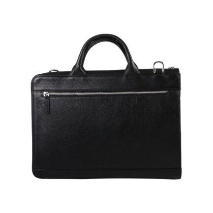 Leather Laptop Bag-Black-LB-003