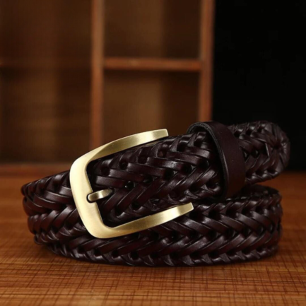 Stylish Braided Men’s Milano Leather Belt-Ml-001