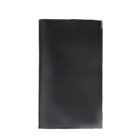 Deluxe Passport Travel Leather Long Wallet-Black-LW-003