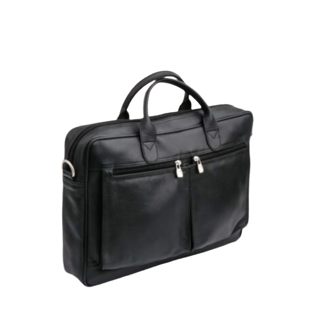 The Ultimate Leather Breifcase Bag-Black-LB-009