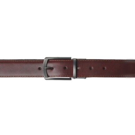 BLACK CHOCOLATE BROWN Double Sided Reversible Men’s’ Leather Belt-ML-BL-005