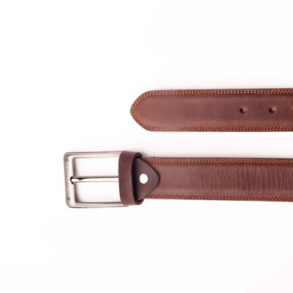 Brown Belt With Silver Buckle-ML-BL-008