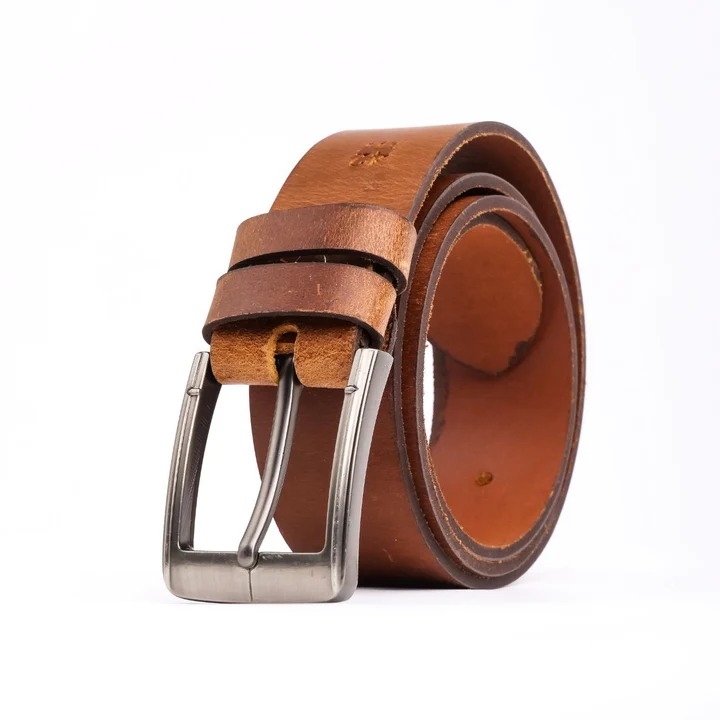 Rustic Milano Leather Belt-Solid-ML-0017