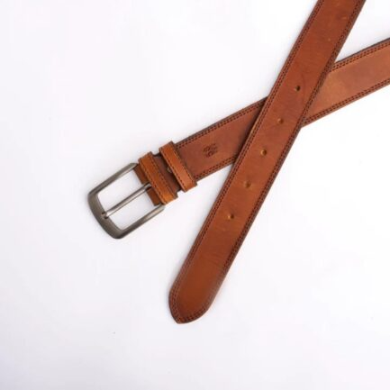 Rustic Milano Leather Belt-Solid-ML-0017