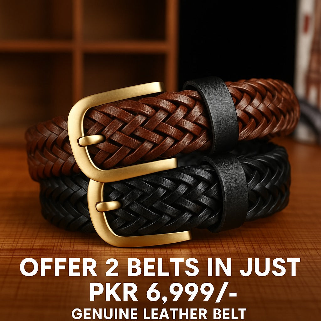 Stylish Braided Men’s Milano Leather Belt-Ml-0019