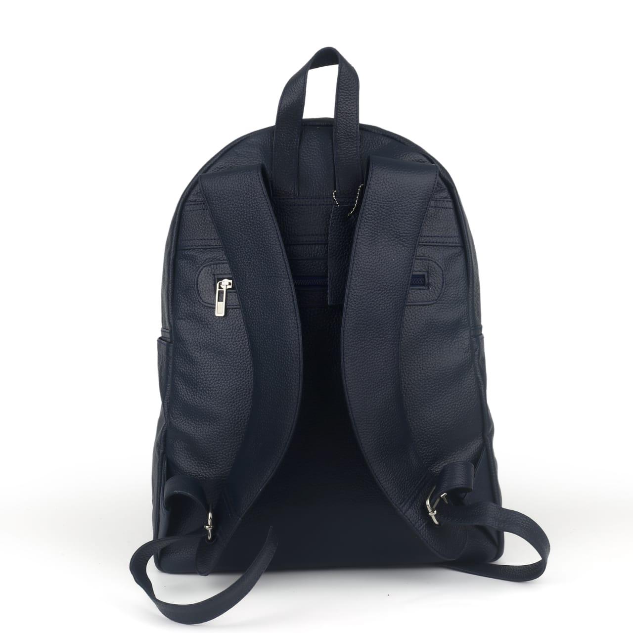 Classic Genuine Leather Backpack – Stylish & Functional Everyday Bag