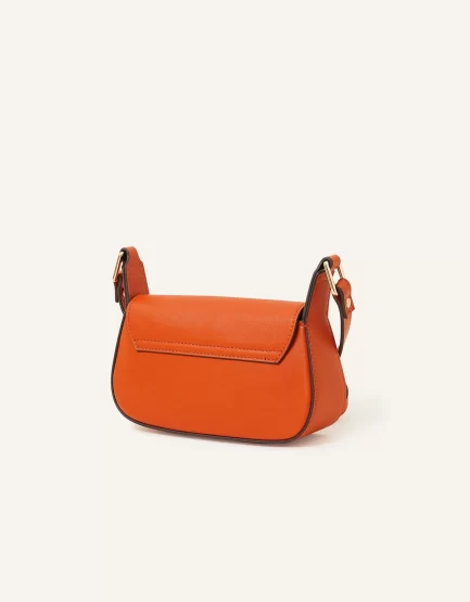 SMALL SADDLE CROSS-BODY BAG ORANGE-ML-CB-0011