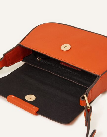 SMALL SADDLE CROSS-BODY BAG ORANGE-ML-CB-0011