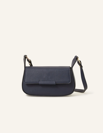 SMALL SADDLE CROSS-BODY BAG BLUE-ML-CB-0010