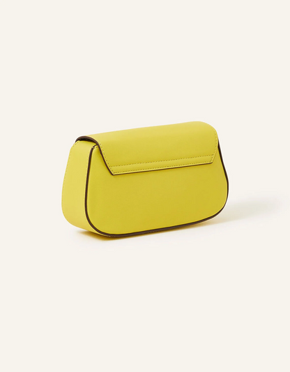 SMALL SADDLE CROSS-BODY BAG YELLOW-ML-CB-0012