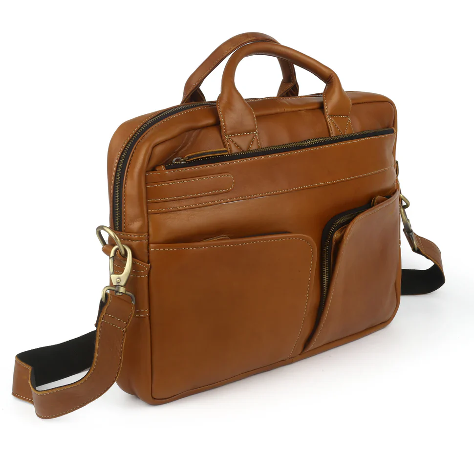 Premium Leather Laptop Bag - ML-LPB-0031