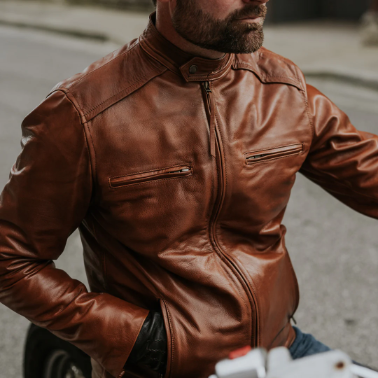 Milano Leather Moto Jacket-ML-JKOO40