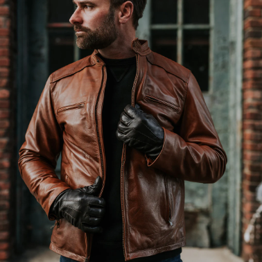 Milano Leather Moto Jacket-ML-JKOO40