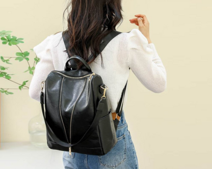 Visco Milano Leather Backpack-ML-001